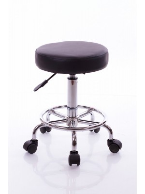 CLASSIC STOOL WITH A METAL BASE